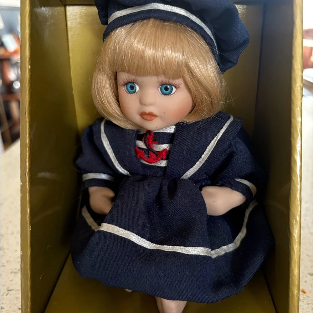 Collectible Memories Porcelain Doll – Limited Collector’s Edition Sailor Outfit